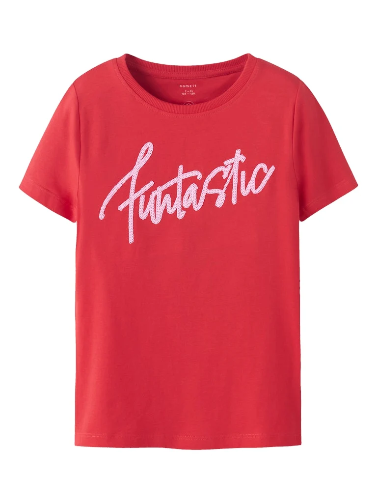 T-shirt med glitter