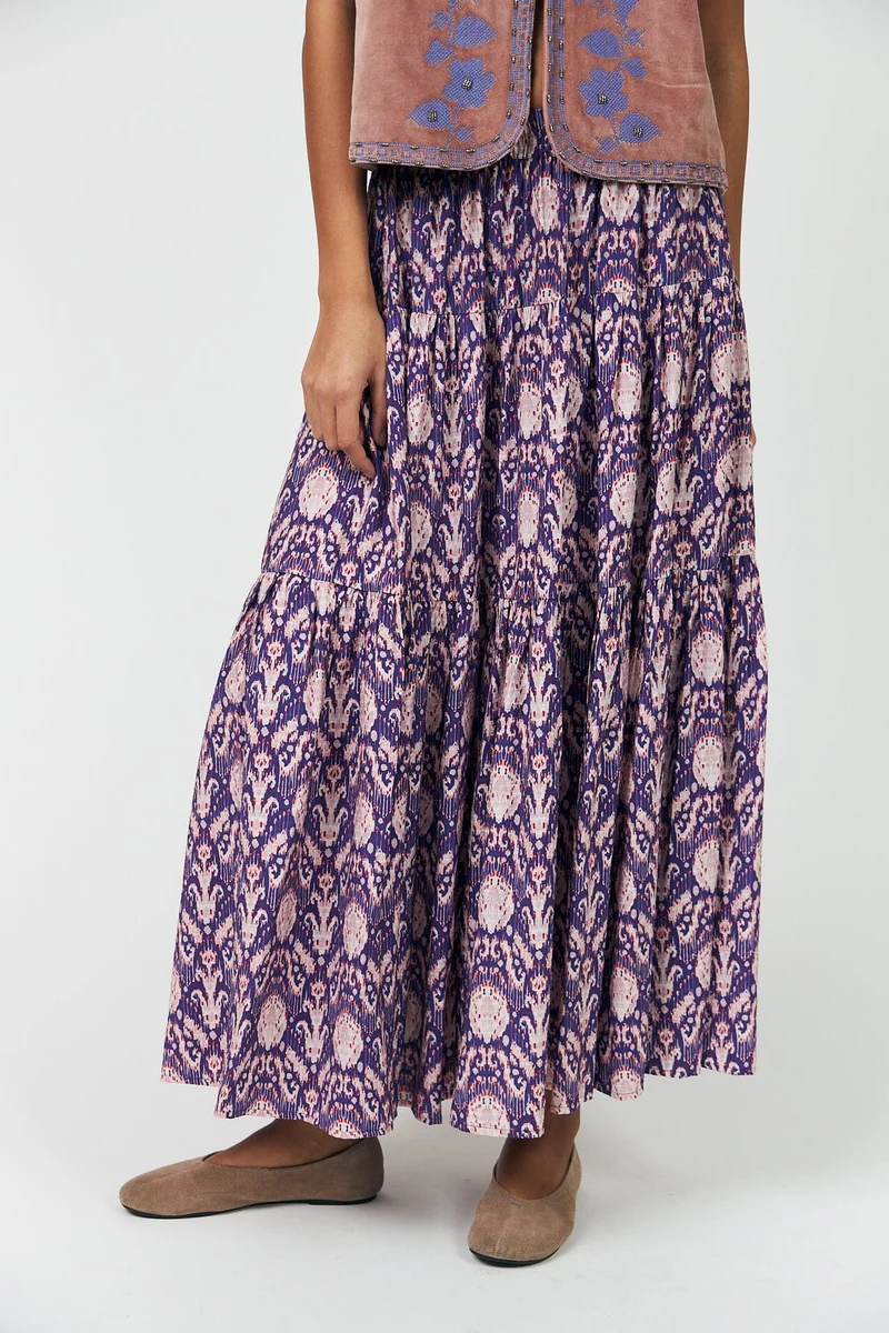 Lollys Laundry - Sunsetll Maxi Skirt26108-2003 - 64 Graphic Print