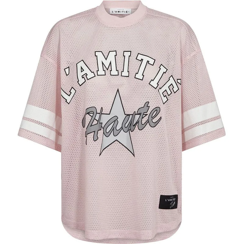 Haute L'Amitié - Drift Ss Star Tee HL10563 - Iced Rose