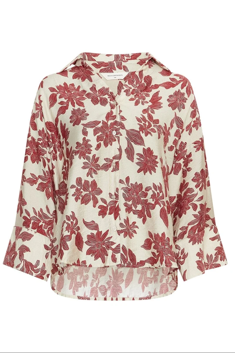MSCH Copenhagen - Mschvildana 3/4 Shirt 19868 - Rhubarb Flower