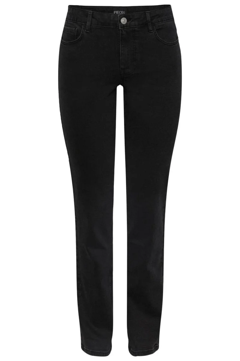 Pieces - Pckesia Straight Blc Jeans Cp - 4328397 Black