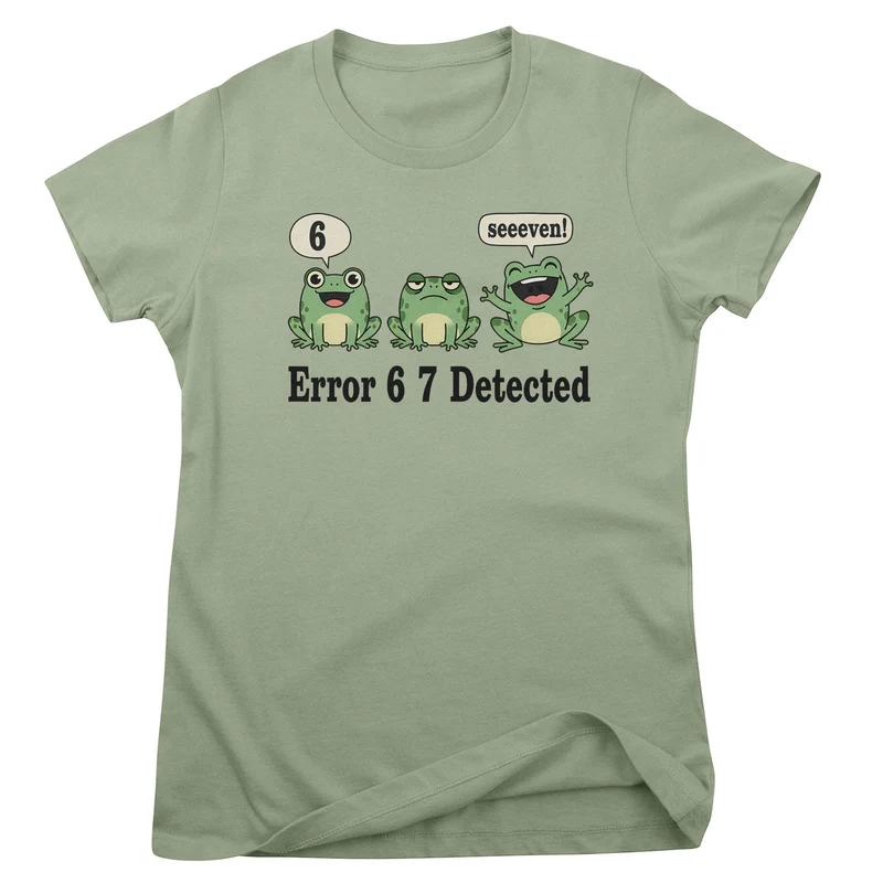 Error Six Seven Detected Girly Top