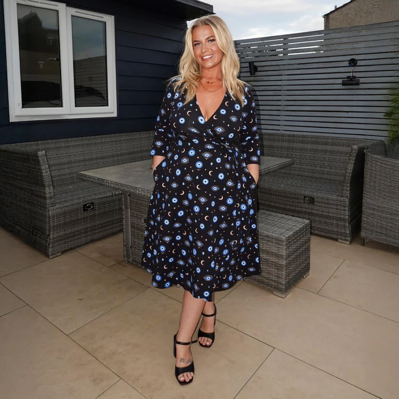 Malocchio Wrap Dress