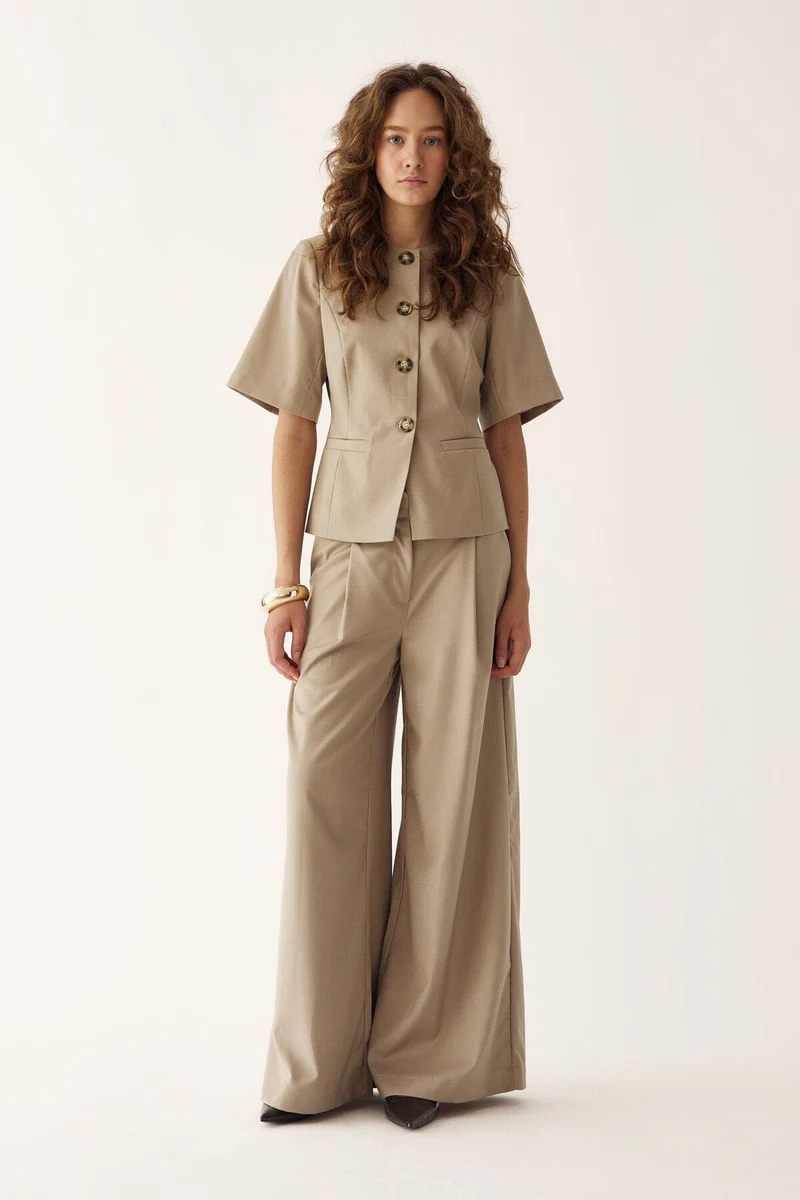 Noella - Kazia Pants - 1206 Oyster