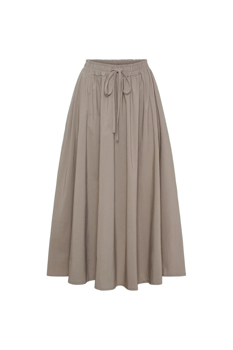 Marta Du Chateau - Mdcpomeline Skirt 8784 - Fango