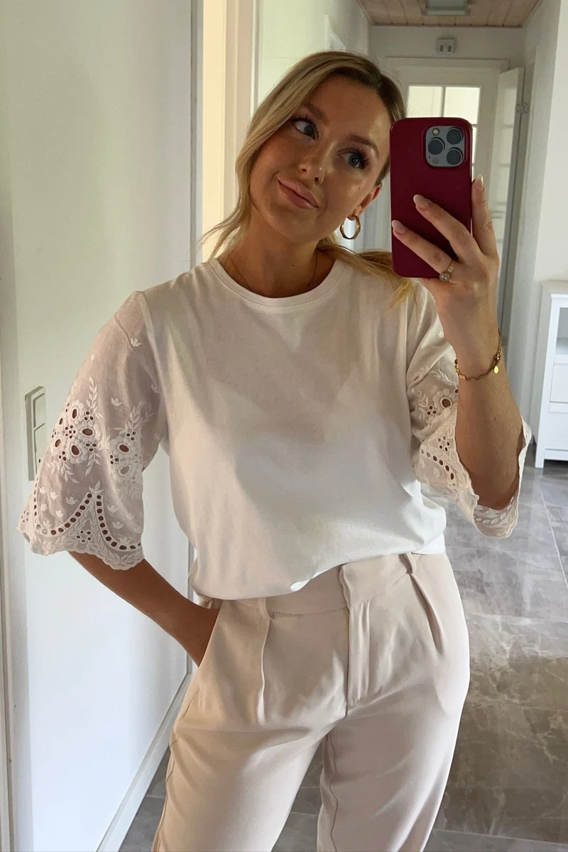 Dear Molly - Lady Shirt Ch168678b - White