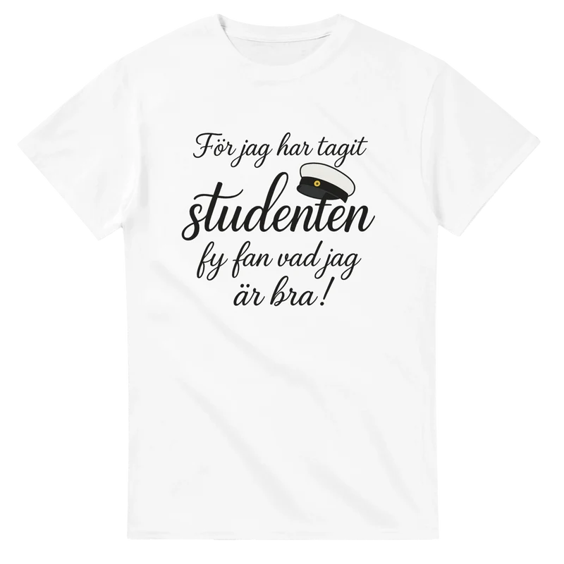 T-shirt - För jag har tagit studenten