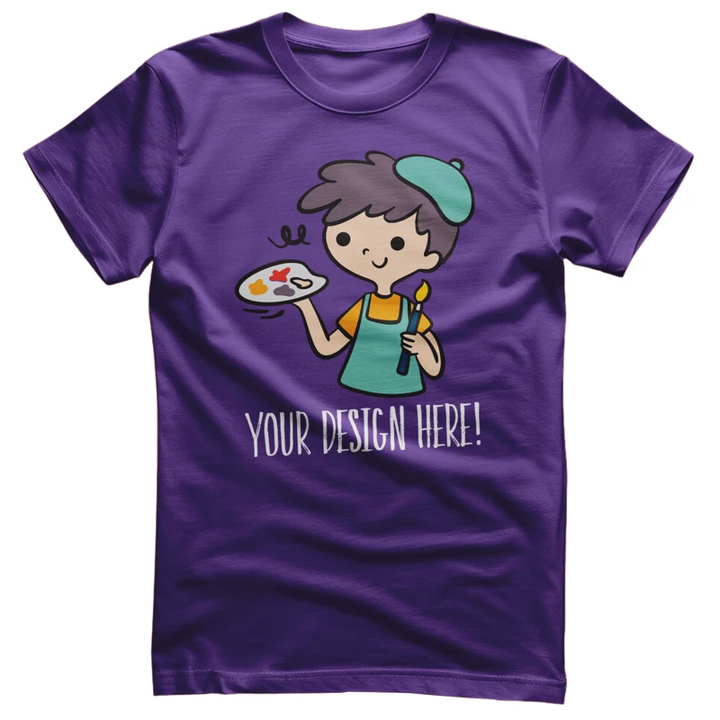 Design Your Own T-Shirt - Purple