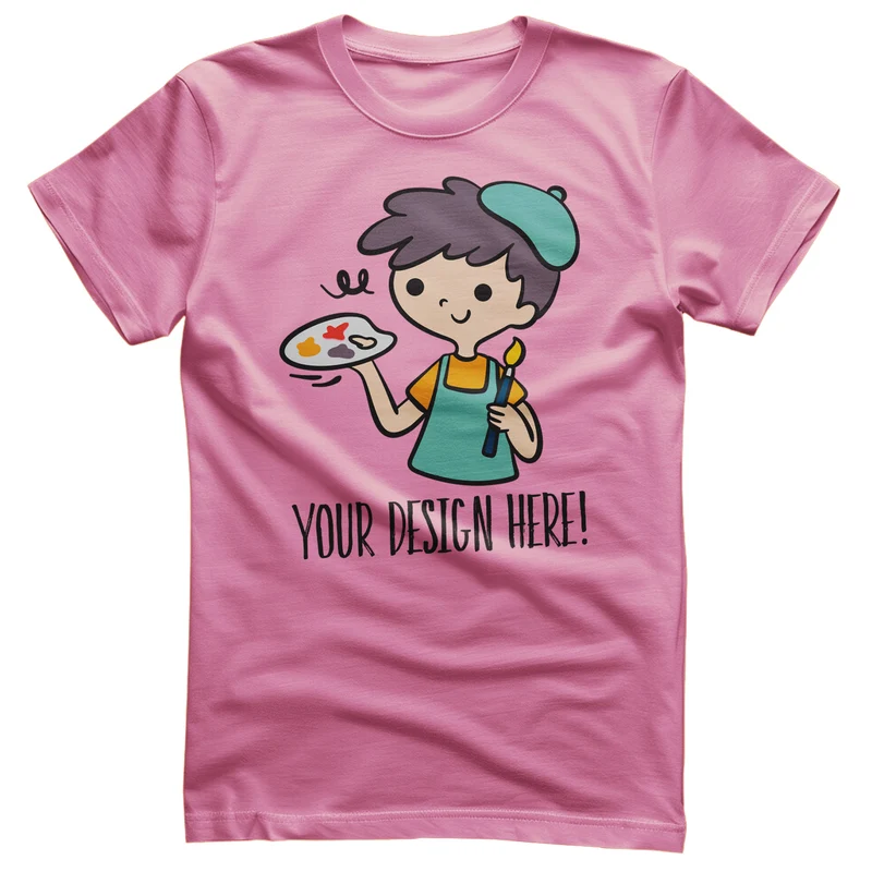 Design Your Own T-Shirt - Pink
