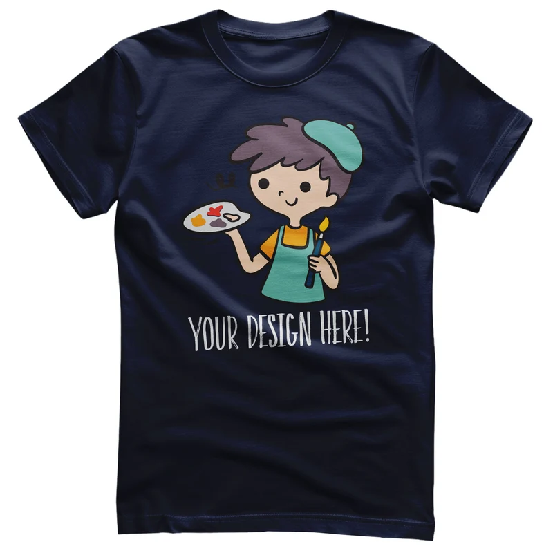 Design Your Own T-Shirt - Navy