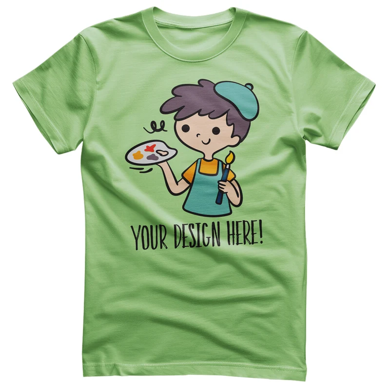 Design Your Own T-Shirt - Mint Green