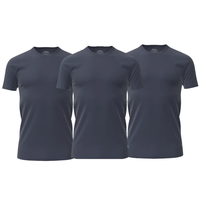 Crew 3 Pack Undershirt - NAVY