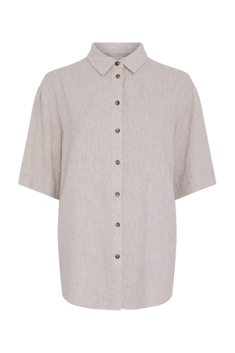 MSCH Copenhagen - Mschviana Ginia 3/4 Shirt 19654 - Sand Melange