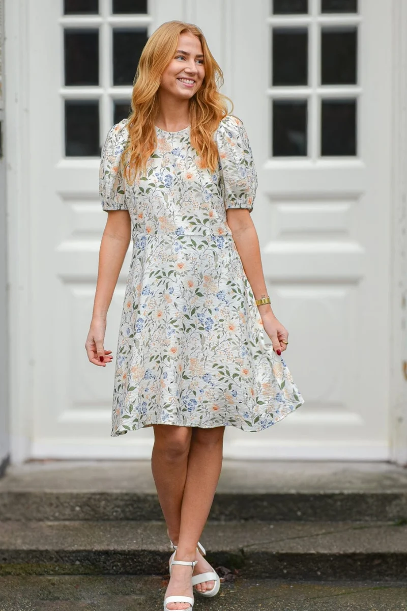 A-View - Gino Dress AV8306 - 144 - White/Blue