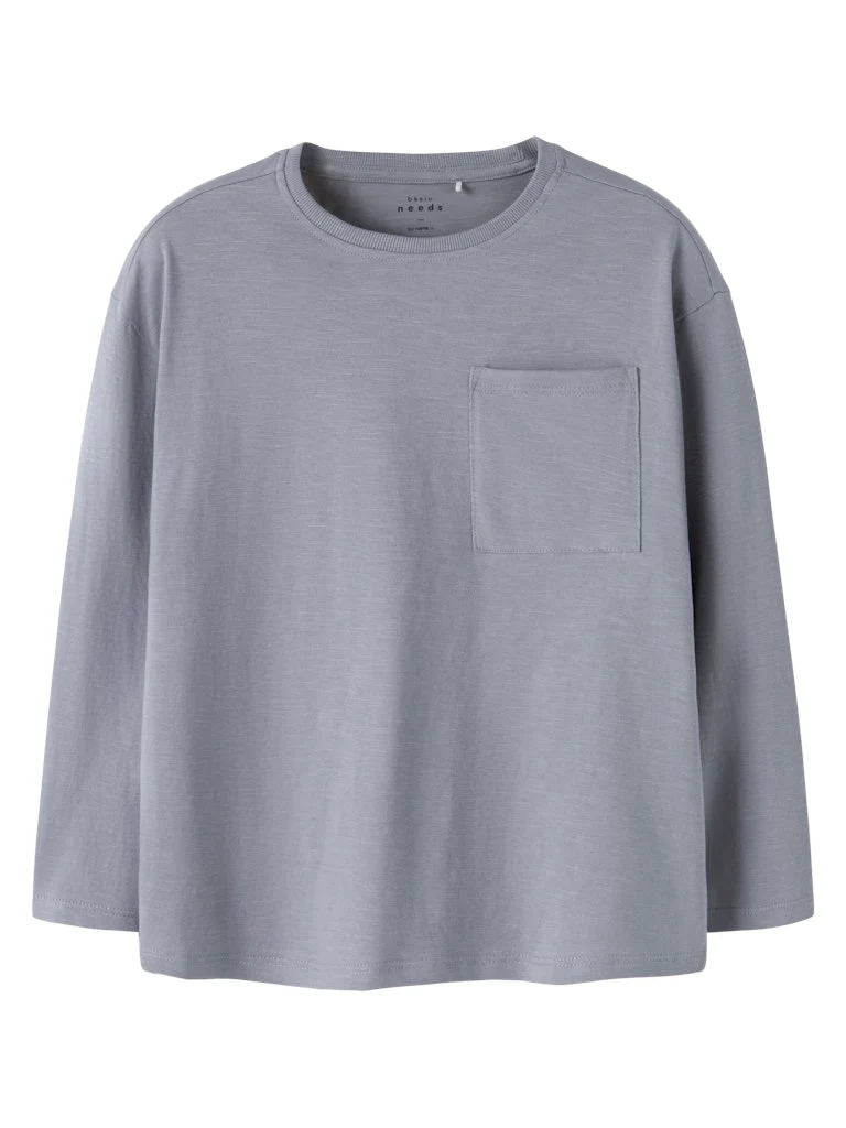 Långärmad T-shirt med ficka