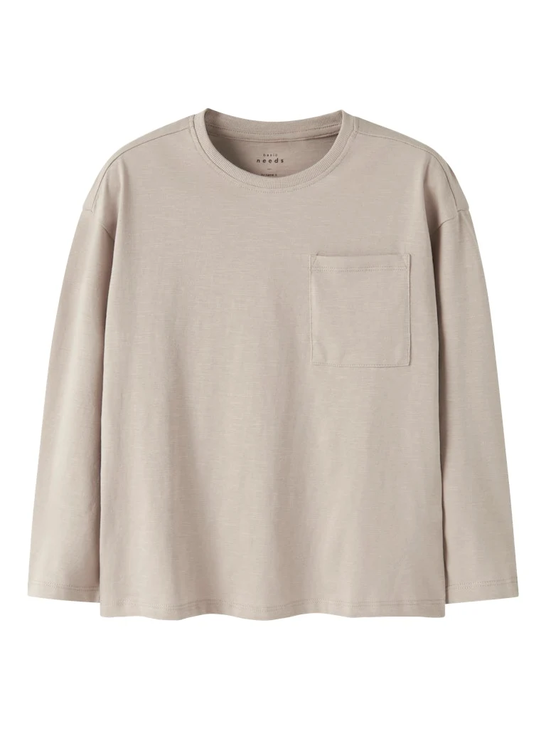 Långärmad T-shirt med ficka