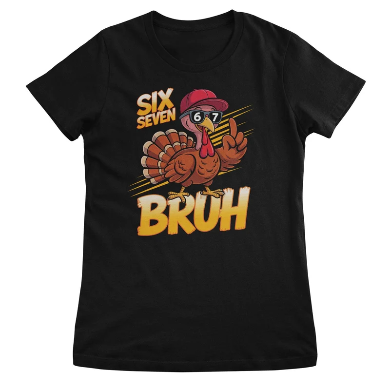 Six Seven Cool Rooster Bruh Girly Top