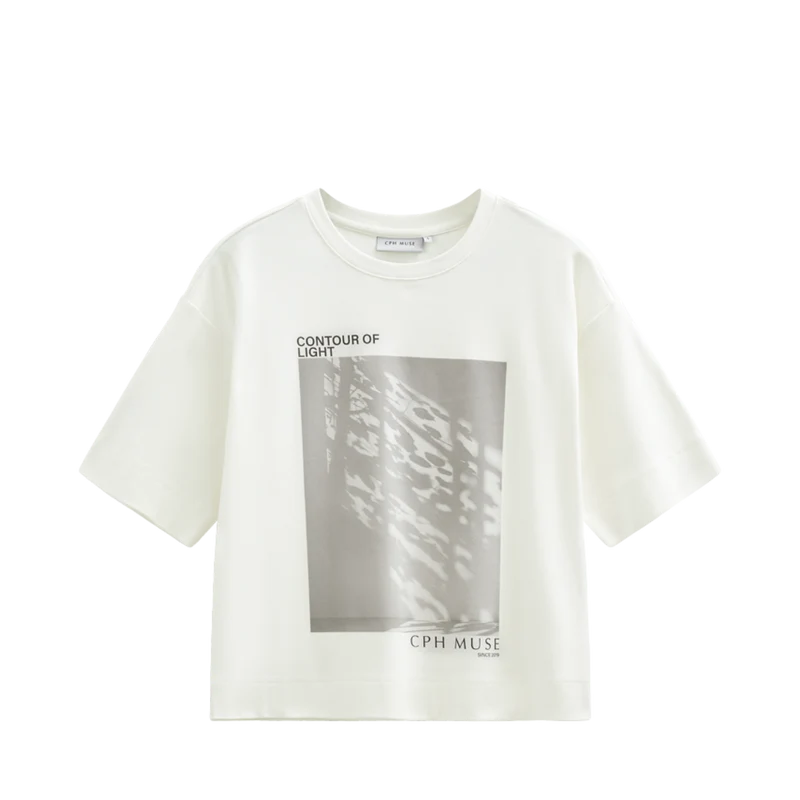 CMMuse Tee - Jet Stream w. Black