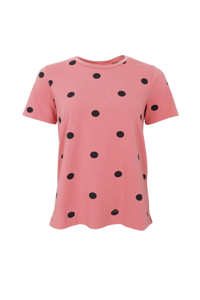 Black Colour - Bczelda S/S T-Shirt 40997 - Shirts - Rose Dot