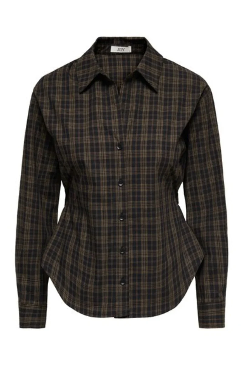 JDY - Jdywilma L/S Shirt - 5077317 Coffee Bean Monks Robe