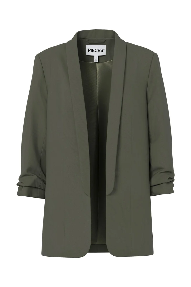 Pieces - Pcbosella 3/4 Blazer - 3105778 Forest Night