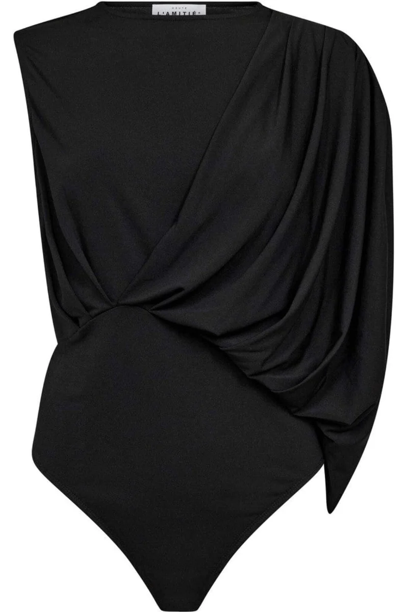 Haute L'Amitié - Belek Drape Body HL10596 - Black