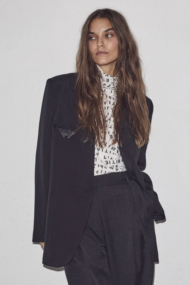 Haute L'Amitié - Premiere Single Blazer HL10002 - Black