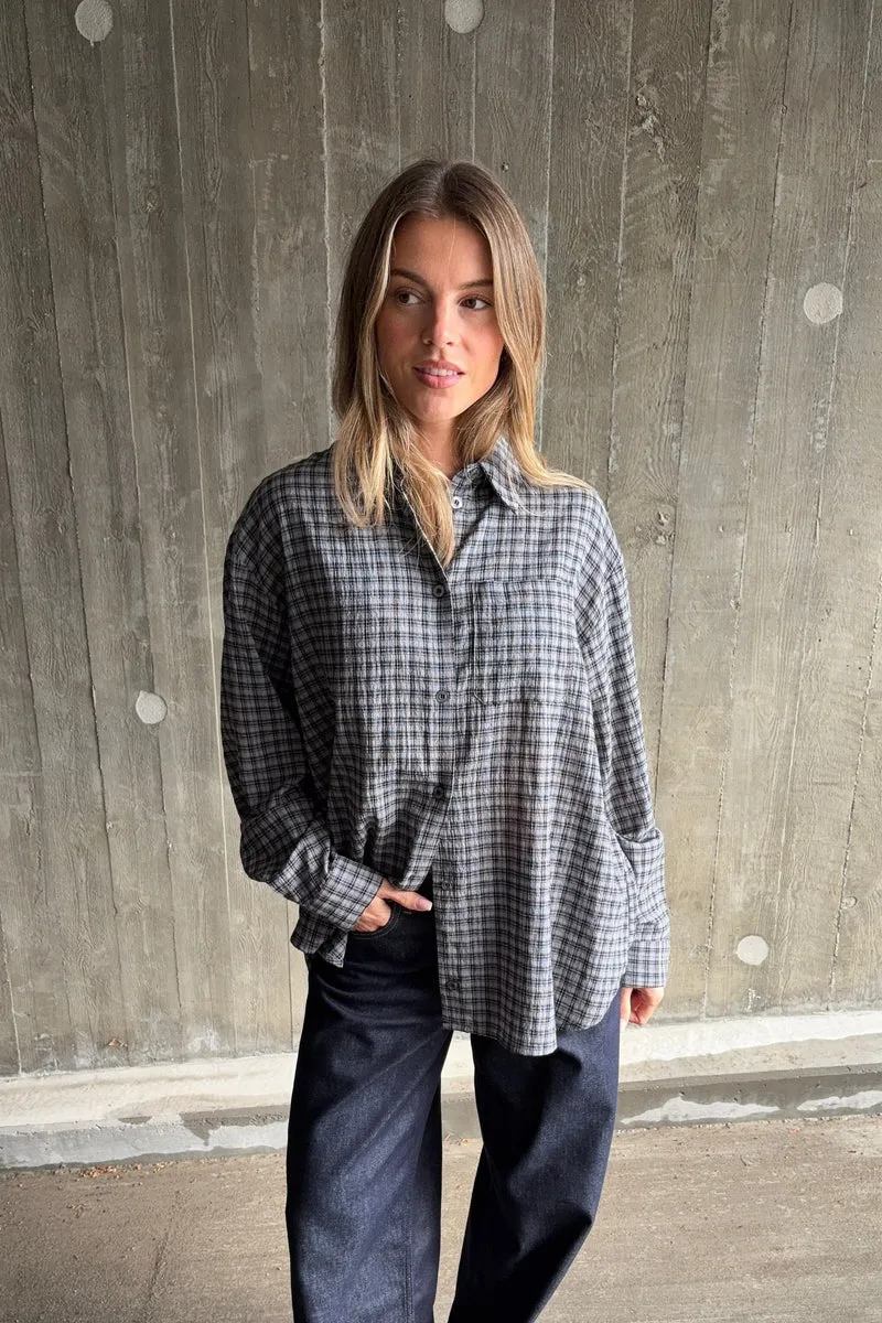 Modström - Dorotheamd Shirt 59489 - 12072 - Grey Check