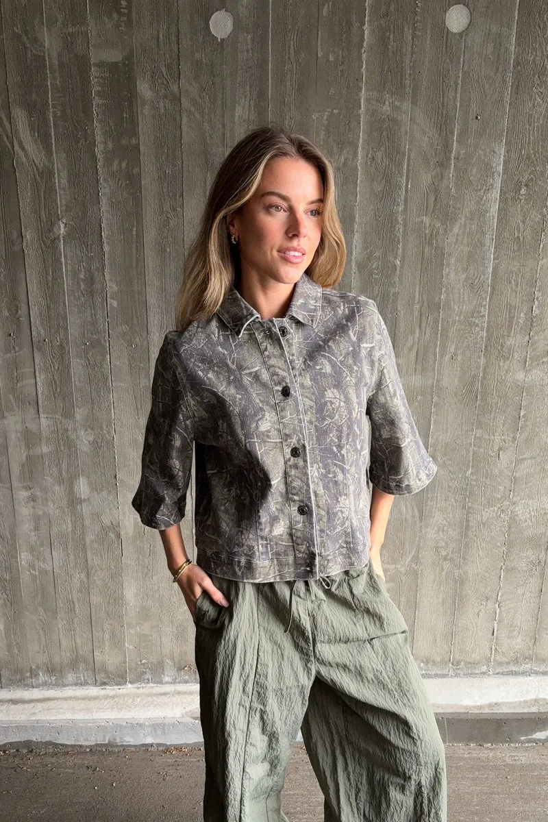 Modström - Cartonmd Print Shirt 59410 - 13070 - Deepwood Camo