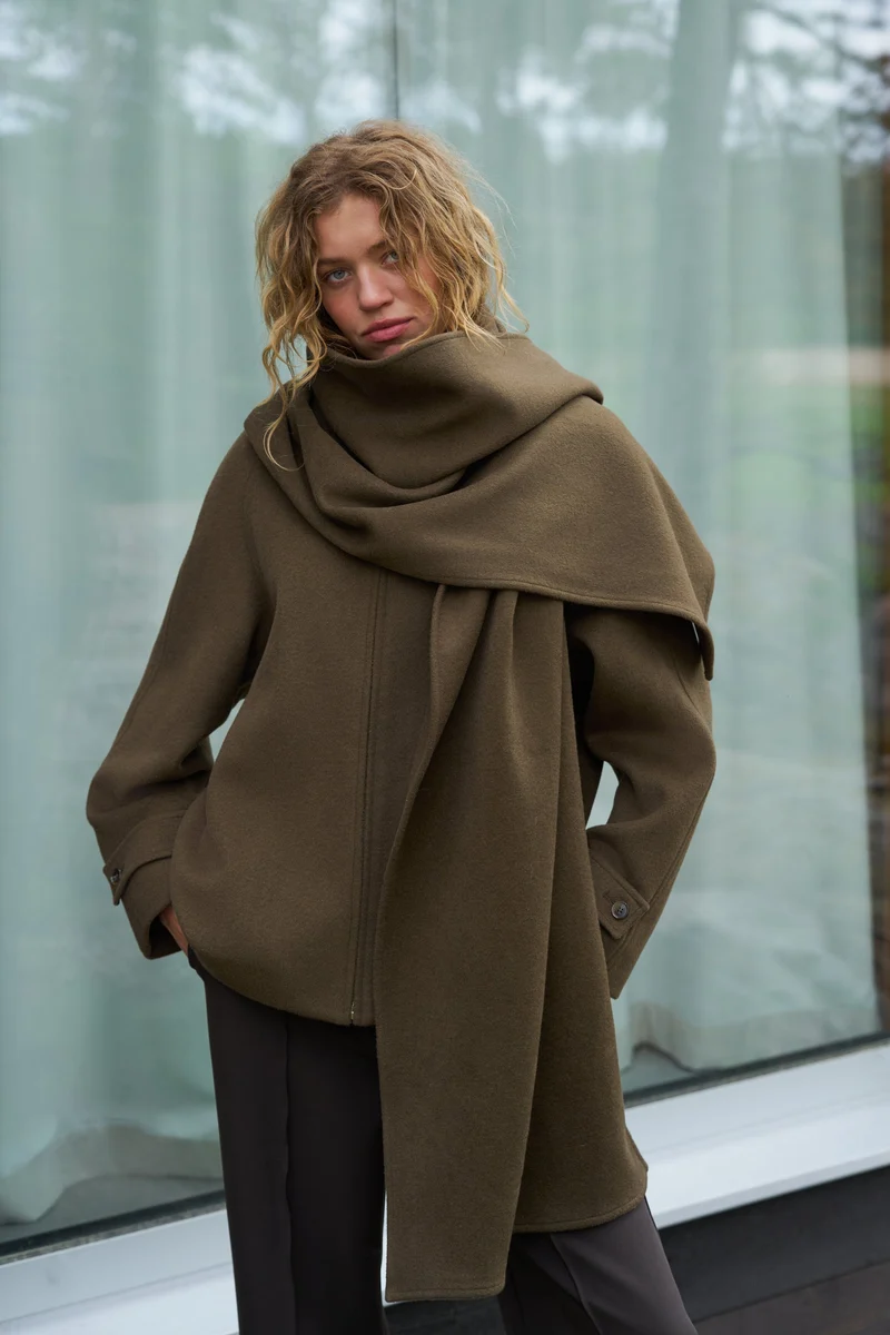 Neo Noir - Paige Wool Jacket 168568 - 176 - Khaki
