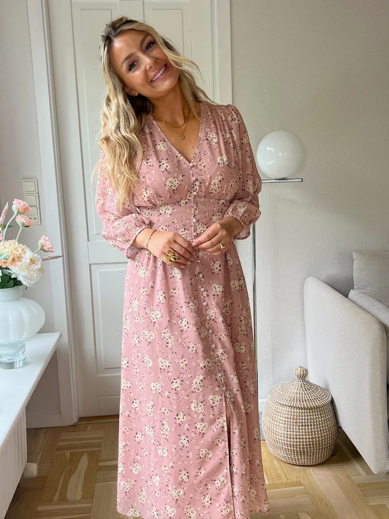 Neo Noir x Molly&My - Olana Small Blossom Dress 170656 - 754 - Light Pink