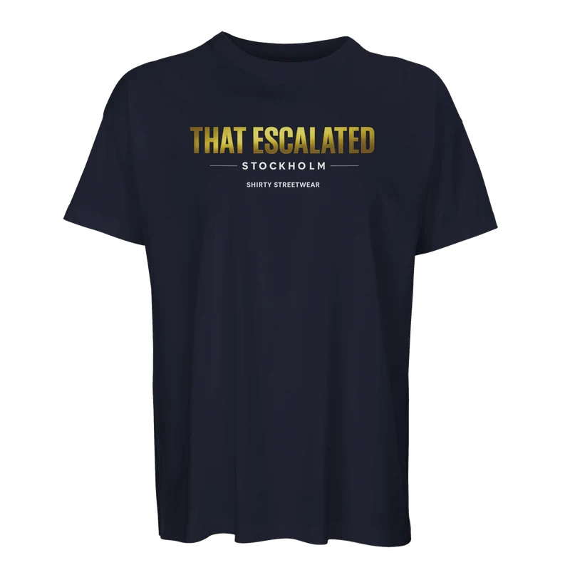 Oversized T-shirt - That escalated