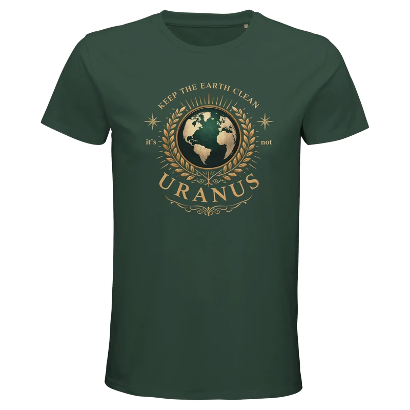 Premium T-shirt Herr - It's not Uranus | Ekologisk