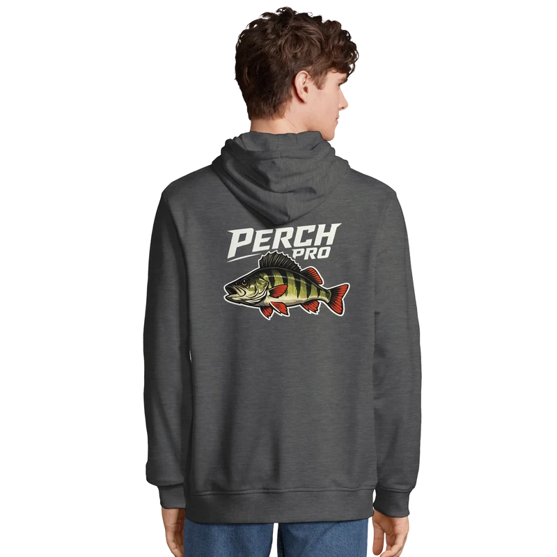 Zip Hoodie - Perch Pro | Rygg & Brösttryck