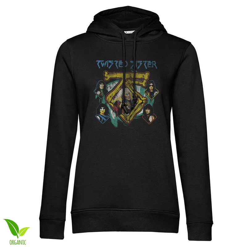 Twisted Sister Vintage Band Girly Hoodie