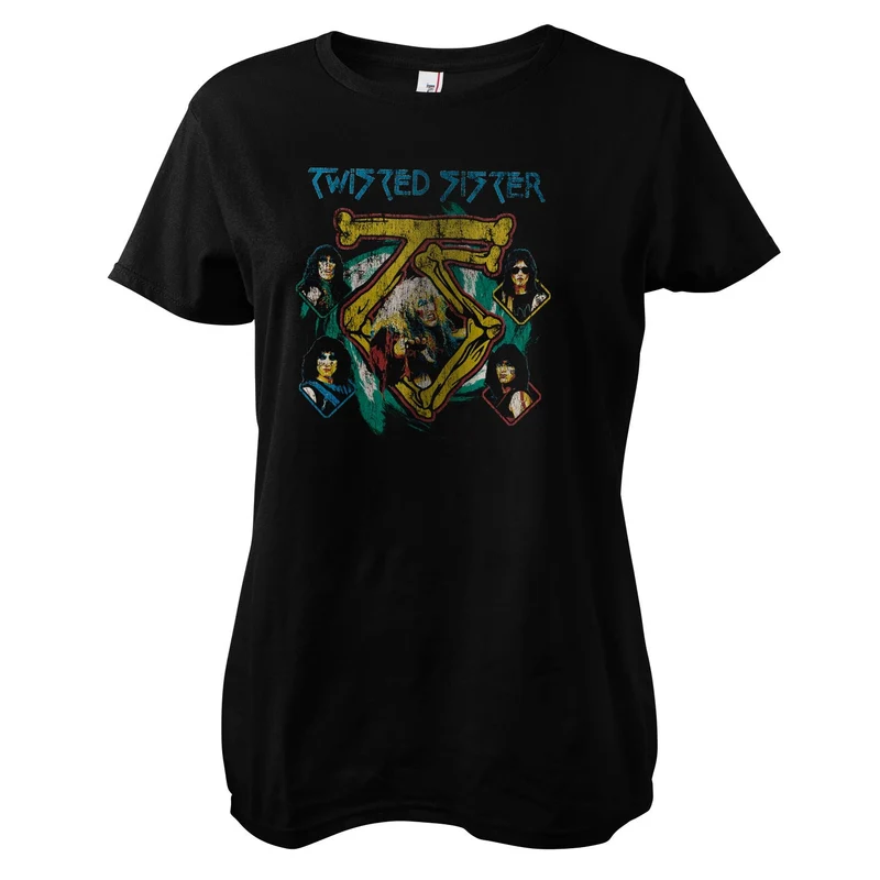 Twisted Sister Vintage Band Girly Tee