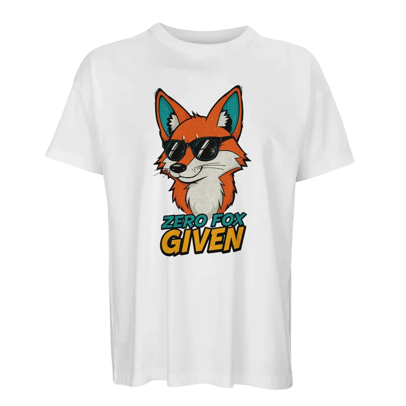 Oversized T-shirt - Zero Fox Given | Ekologisk