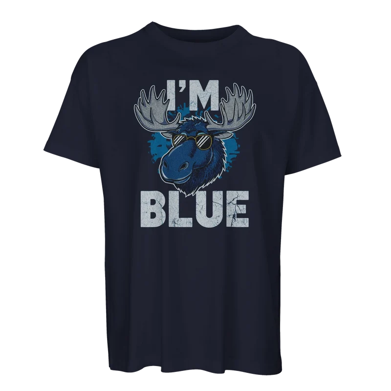 Oversized T-shirt - I'm Blue Moose | Ekologisk