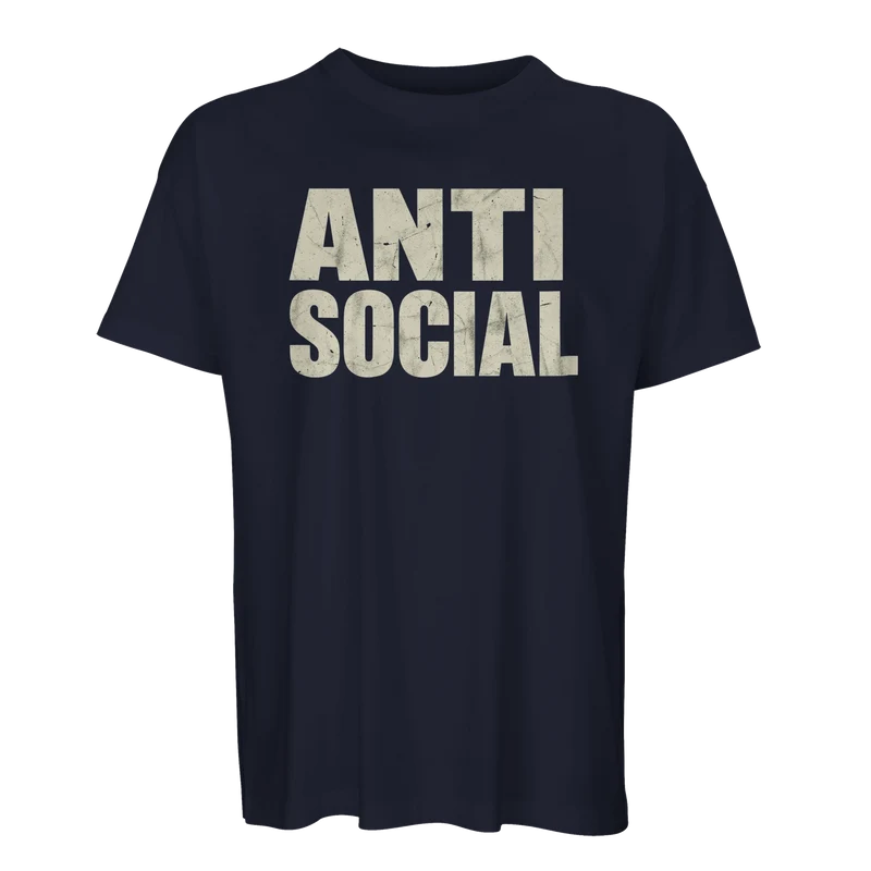 Oversized T-shirt - Anti Social | Ekologisk