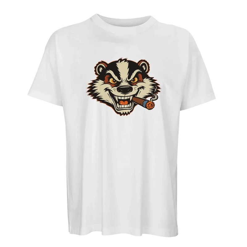 Oversized T-shirt - Billy Badger | Ekologisk