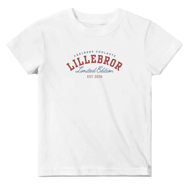 T-shirt Baby - Världens coolaste lillebror - Est. [Valfritt år]