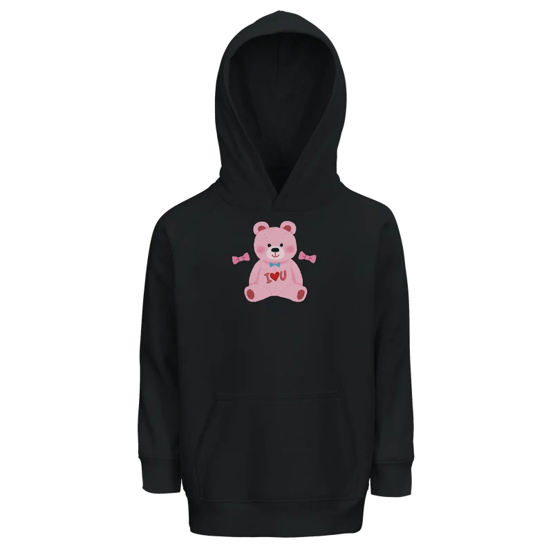 Hoodie Barn - Love Teddy | Ekologisk