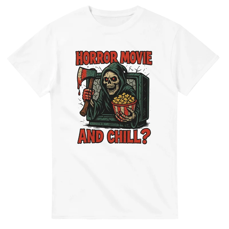 T-shirt - Horror movie and chill?