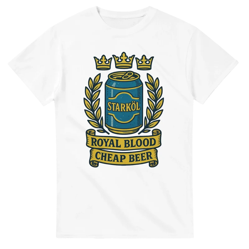 T-shirt - Royal blood, cheap beer