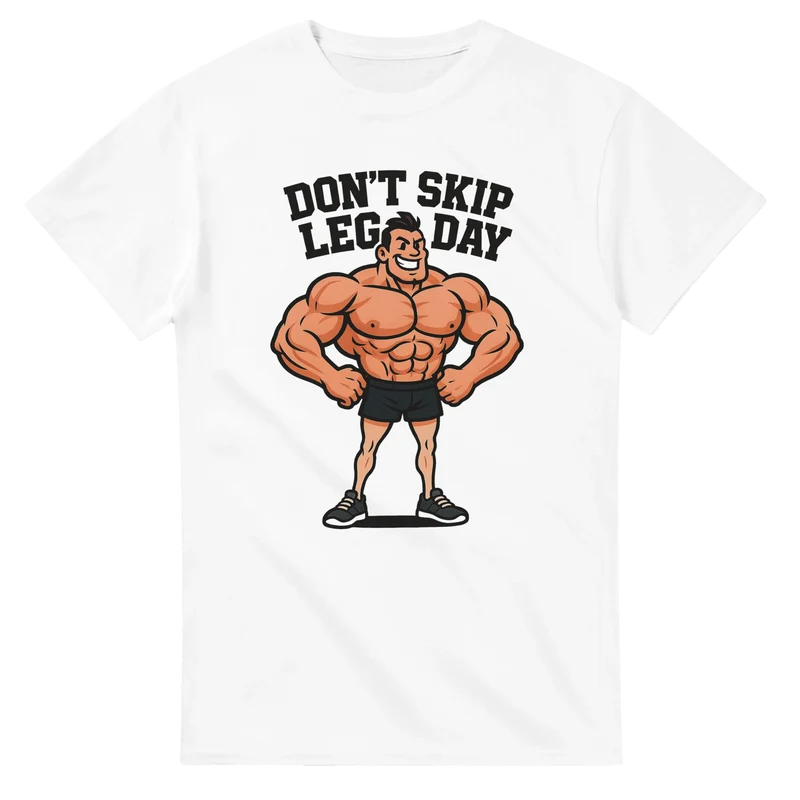 T-shirt - Don't skip leg day