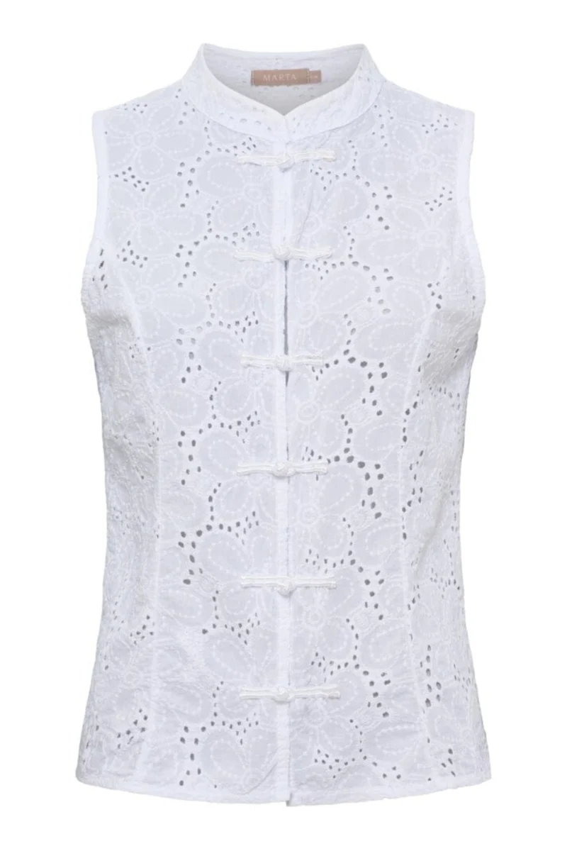 Marta Du Chateau - Mdcravella Top 268613 - White