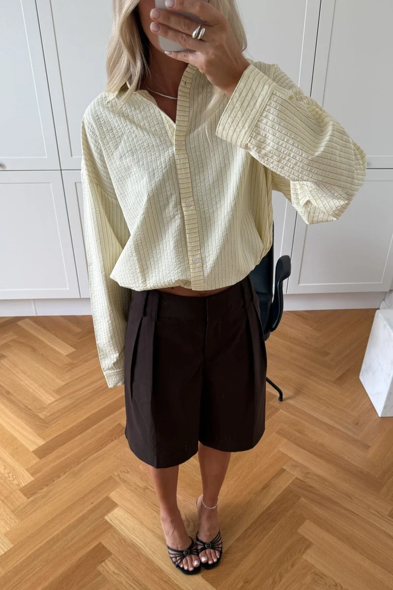Noella - N-Nila Shirt 17100001 - 1543 - Etta Butter Stripe