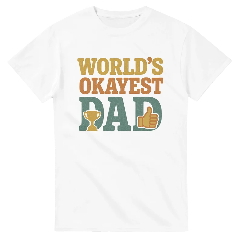 T-shirt Original – World's Okayest Dad