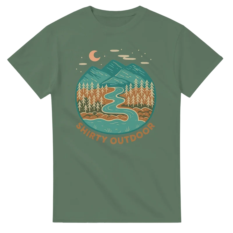 T-shirt Original – Shirty Outdoor: Moonrise Trail