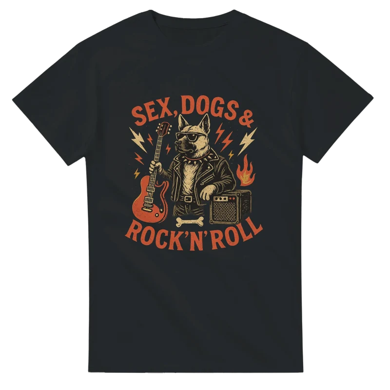T-shirt Original – Sex, Dogs & Rock’n’roll